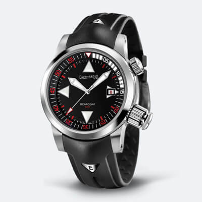 Orologio EBERHARD SCAFODAT 500 cinturino nero